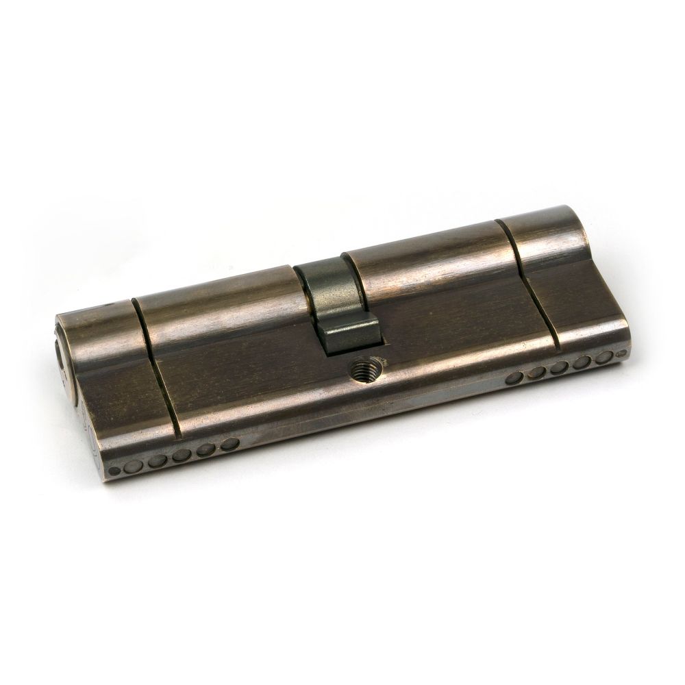 From The Anvil - Aged Brass 45/45 5pin Euro Cylinder | Sku. 45819 | Trade Door Handles.