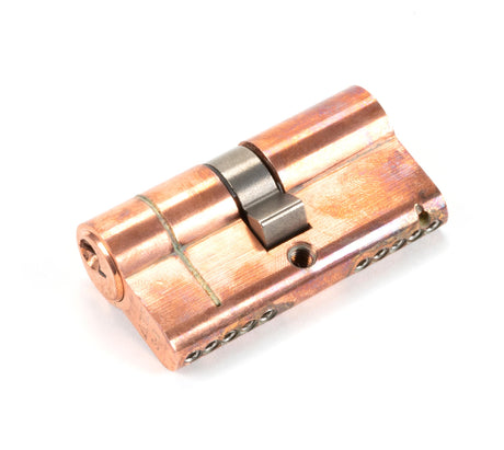 From The Anvil - Polished Bronze 30/30 5pin Euro Cylinder KA | Sku. 45821 | Trade Door Handles.