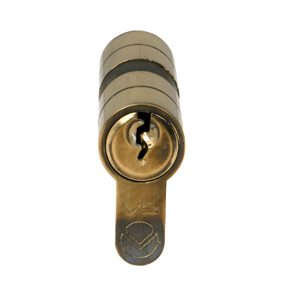 From The Anvil - Aged Brass 30/30 5pin Euro Cylinder KA | Sku. 45823 | Trade Door Handles.