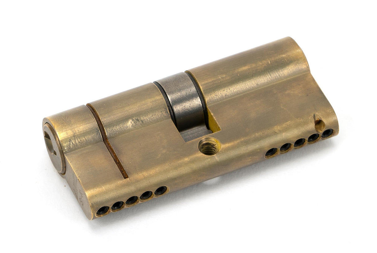 From The Anvil - Aged Brass 35/35 5pin Euro Cylinder KA | Sku. 45827 | Trade Door Handles.