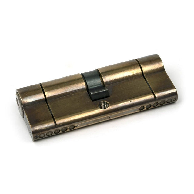 From The Anvil - Aged Brass 40/40 5pin Euro Cylinder KA | Sku. 45831 | Trade Door Handles.