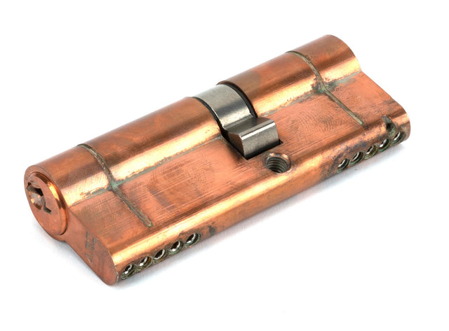 From The Anvil - Polished Bronze 35/45 5pin Euro Cylinder KA | Sku. 45833 | Trade Door Handles.