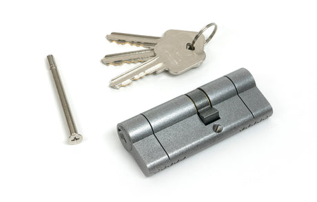 From The Anvil - Pewter 35/45 5pin Euro Cylinder KA | Sku. 45834 | Trade Door Handles.