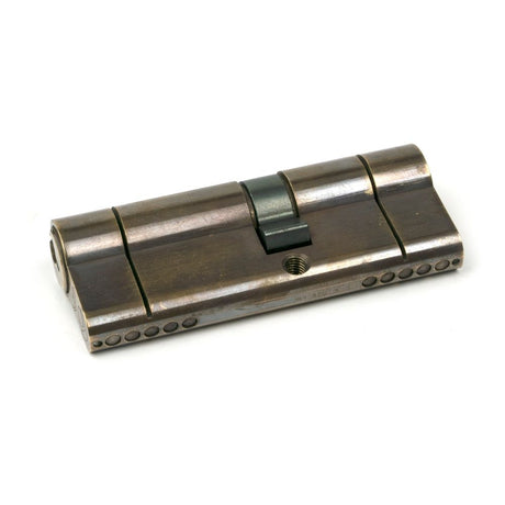 From The Anvil - Aged Brass 35/45 5pin Euro Cylinder KA | Sku. 45835 | Trade Door Handles.