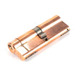 From The Anvil - Polished Bronze 45/45 5pin Euro Cylinder KA | Sku. 45837 | Trade Door Handles.