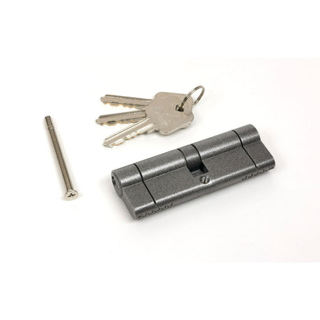 From The Anvil - Pewter 45/45 5pin Euro Cylinder KA | Sku. 45838 | Trade Door Handles.