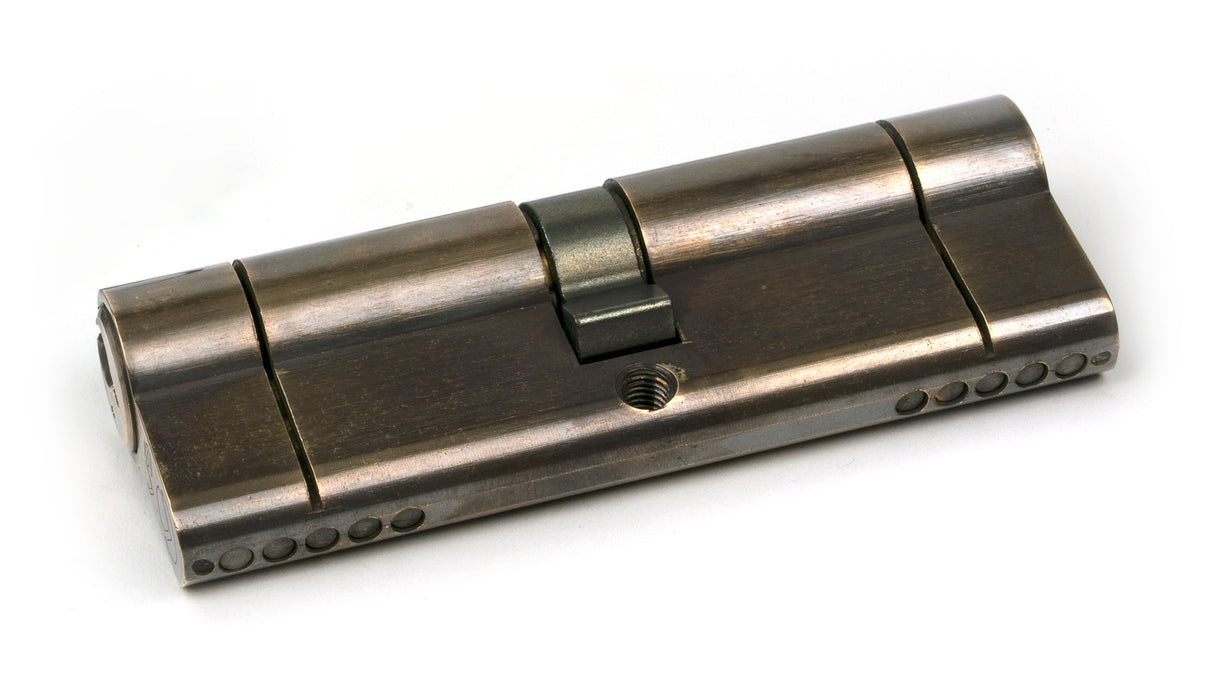 From The Anvil - Aged Brass 45/45 5pin Euro Cylinder KA | Sku. 45839 | Trade Door Handles.