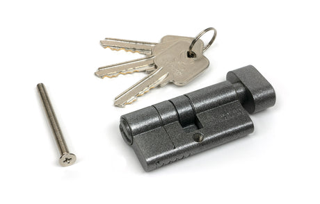From The Anvil - Pewter 30/30 5pin Euro Cylinder/Thumbturn | Sku. 45842 | Trade Door Handles.