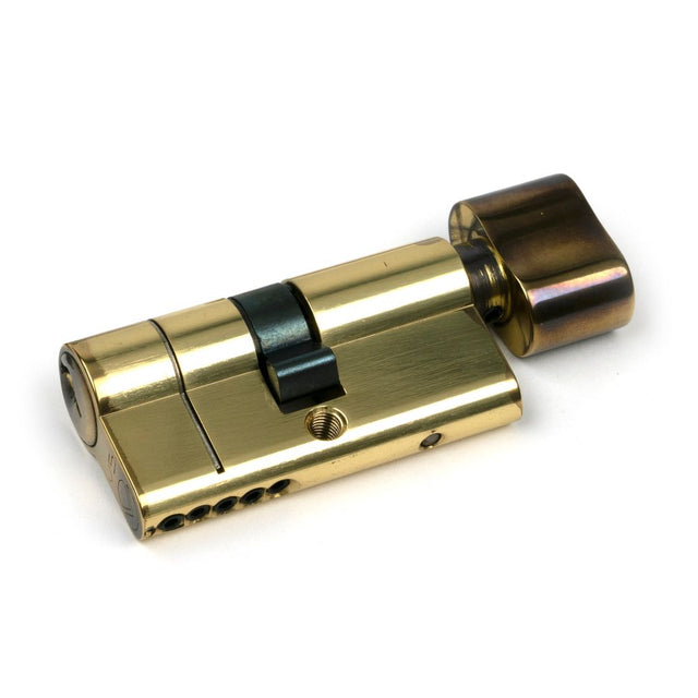 From The Anvil - Aged Brass 30/30 5pin Euro Cylinder/Thumbturn | Sku. 45843 | Trade Door Handles.