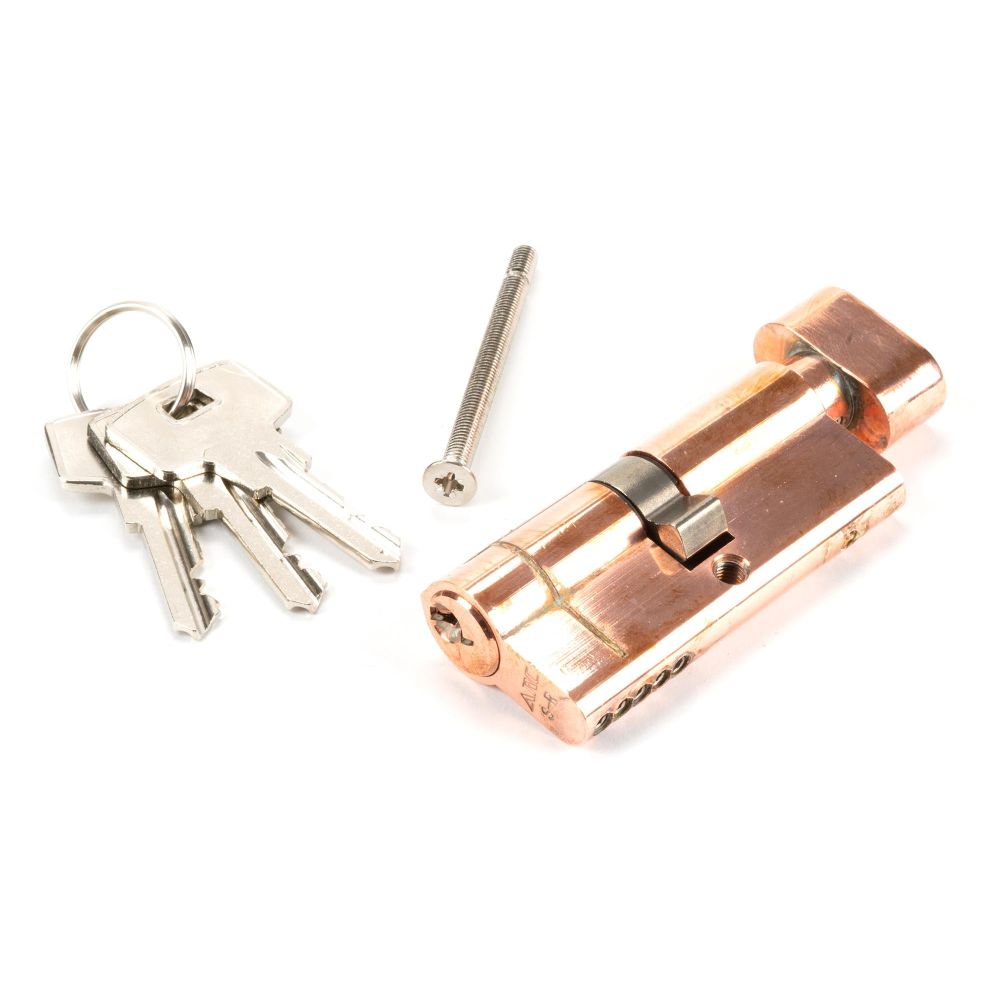From The Anvil - Polished Bronze 35/35 5pin Euro Cylinder/Thumbturn | Sku. 45845 | Trade Door Handles.