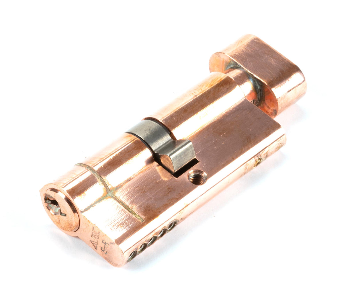 From The Anvil - Polished Bronze 35/35 5pin Euro Cylinder/Thumbturn | Sku. 45845 | Trade Door Handles.