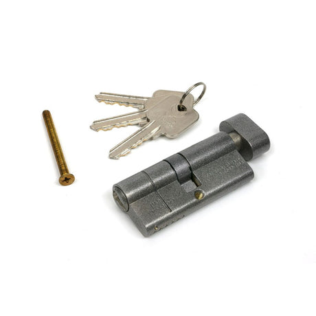 From The Anvil - Pewter 35/35 5pin Euro Cylinder/Thumbturn | Sku. 45846 | Trade Door Handles.