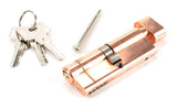 From The Anvil - Polished Bronze 40/40 5pin Euro Cylinder/Thumbturn | Sku. 45849 | Trade Door Handles.