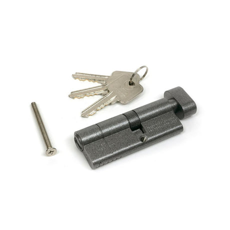 From The Anvil - Pewter 35T/45 5pin Euro Cylinder/Thumbturn | Sku. 45854 | Trade Door Handles.