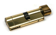 From The Anvil - Aged Brass 35T/45 5pin Euro Cylinder/Thumbturn | Sku. 45855 | Trade Door Handles.