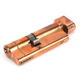 From The Anvil - Polished Bronze 35/45T 5pin Euro Cylinder/Thumbturn | Sku. 45857 | Trade Door Handles.