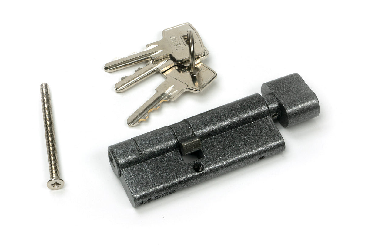 From The Anvil - Pewter 35/45T 5pin Euro Cylinder/Thumbturn | Sku. 45858 | Trade Door Handles.