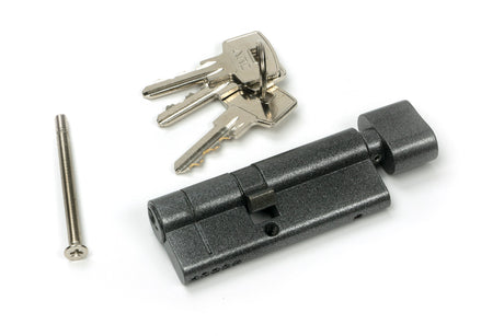 From The Anvil - Pewter 35/45T 5pin Euro Cylinder/Thumbturn | Sku. 45858 | Trade Door Handles.