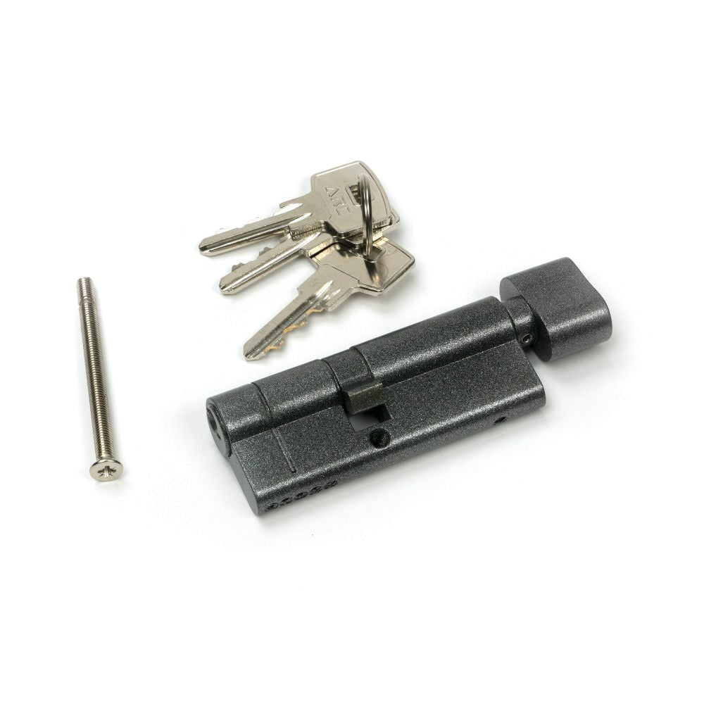 From The Anvil - Pewter 35/45T 5pin Euro Cylinder/Thumbturn | Sku. 45858 | Trade Door Handles.
