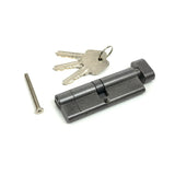 From The Anvil - Pewter 45/45 5pin Euro Cylinder/Thumbturn | Sku. 45862 | Trade Door Handles.
