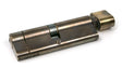 From The Anvil - Aged Brass 45/45 5pin Euro Cylinder/Thumbturn | Sku. 45863 | Trade Door Handles.
