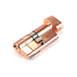 From The Anvil - Polished Bronze 30/30 5pin Euro Cylinder/Thumbturn KA | Sku. 45865 | Trade Door Handles.