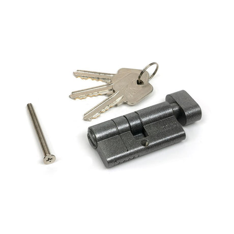 From The Anvil - Pewter 30/30 5pin Euro Cylinder/Thumbturn KA | Sku. 45866 | Trade Door Handles.