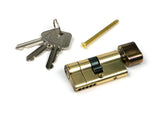 From The Anvil - Aged Brass 30/30 5pin Euro Cylinder/Thumbturn KA | Sku. 45867 | Trade Door Handles.