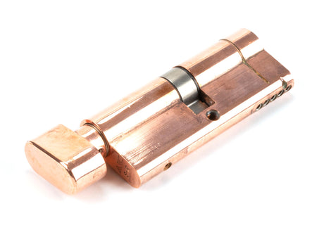 From The Anvil - Polished Bronze 40/40 5pin Euro Cylinder/Thumbturn KA | Sku. 45873 | Trade Door Handles.