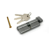 From The Anvil - Pewter 40/40 5pin Euro Cylinder/Thumbturn KA | Sku. 45874 | Trade Door Handles.