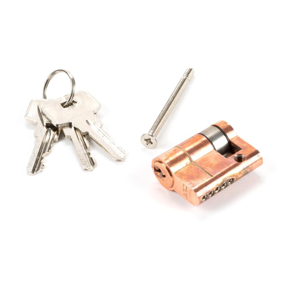 From The Anvil - Polished Bronze 30/10 5pin Single Cylinder | Sku. 45877 | Trade Door Handles.