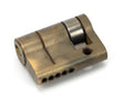 From The Anvil - Aged Brass 30/10 5pin Single Cylinder | Sku. 45879 | Trade Door Handles.