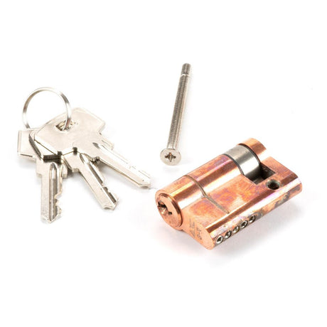 From The Anvil - Polished Bronze 35/10 5pin Single Cylinder | Sku. 45881 | Trade Door Handles.