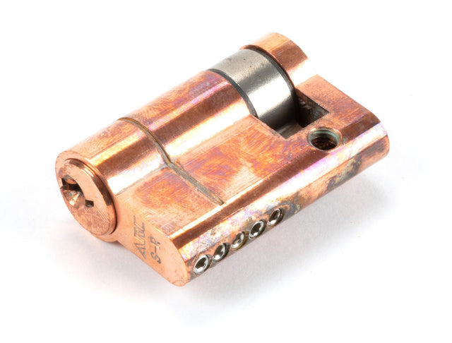 From The Anvil - Polished Bronze 35/10 5pin Single Cylinder | Sku. 45881 | Trade Door Handles.