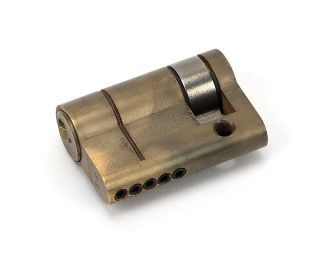 From The Anvil - Aged Brass 35/10 5pin Single Cylinder | Sku. 45883 | Trade Door Handles.