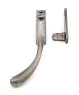 From The Anvil - Antique Pewter Night-Vent Locking Peardrop Fastener - LH | Sku. 45912 | Trade Door Handles.