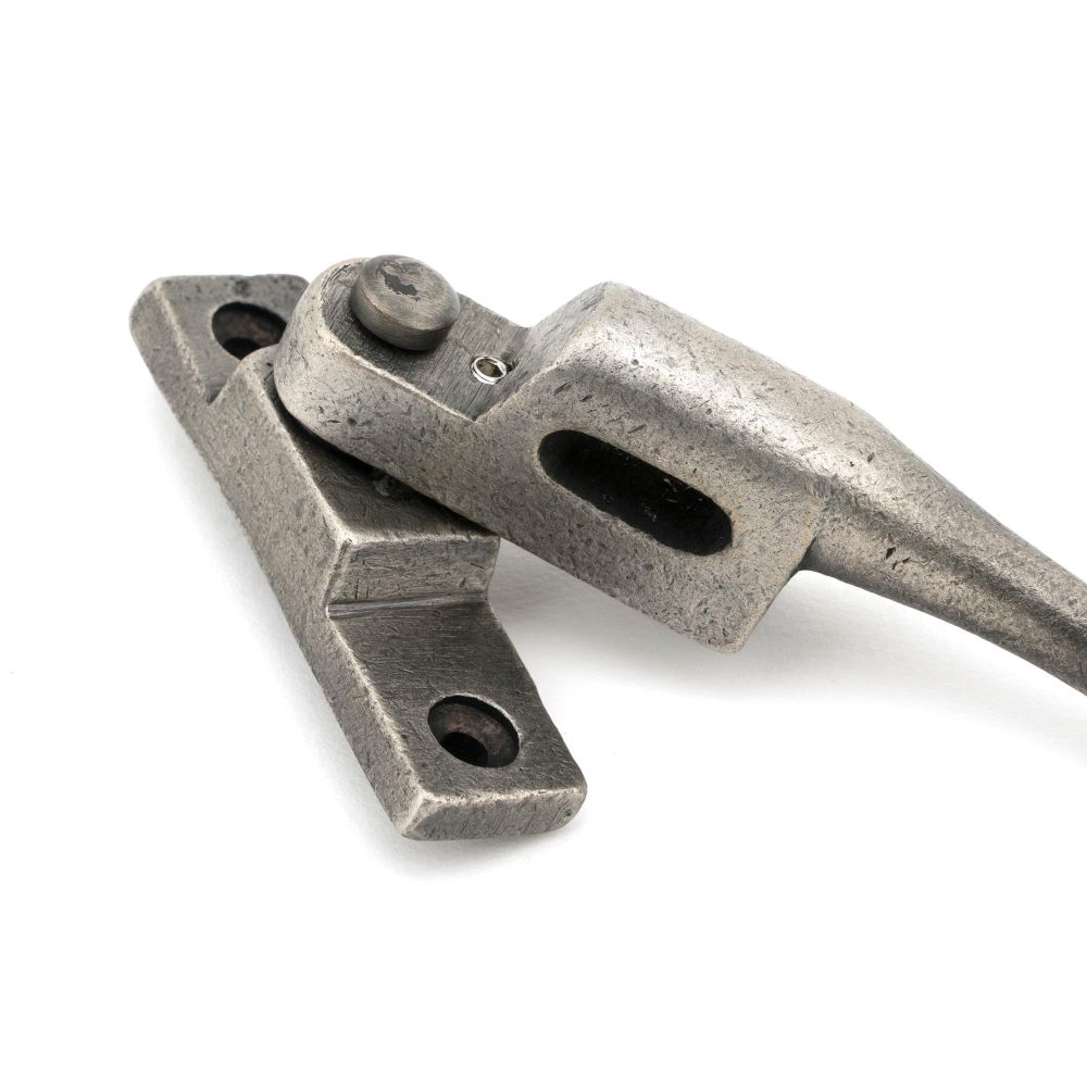 From The Anvil - Antique Pewter Night-Vent Locking Peardrop Fastener - LH | Sku. 45912 | Trade Door Handles.
