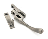 From The Anvil - Antique Pewter Night-Vent Locking Peardrop Fastener - RH | Sku. 45913 | Trade Door Handles.