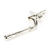 From The Anvil - Polished Nickel Hammered Newbury Espag - RH | Sku. 45917 | Trade Door Handles.