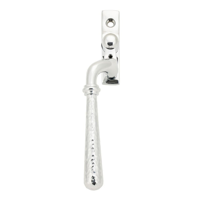From The Anvil - Polished Chrome Hammered Newbury Espag - LH | Sku. 45918 | Trade Door Handles.