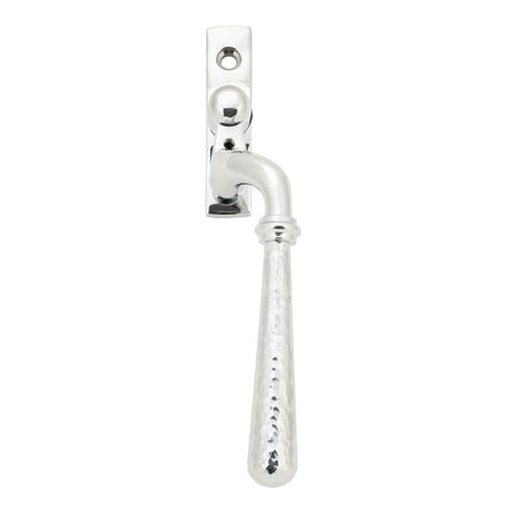 From The Anvil - Polished Chrome Hammered Newbury Espag - RH | Sku. 45919 | Trade Door Handles.