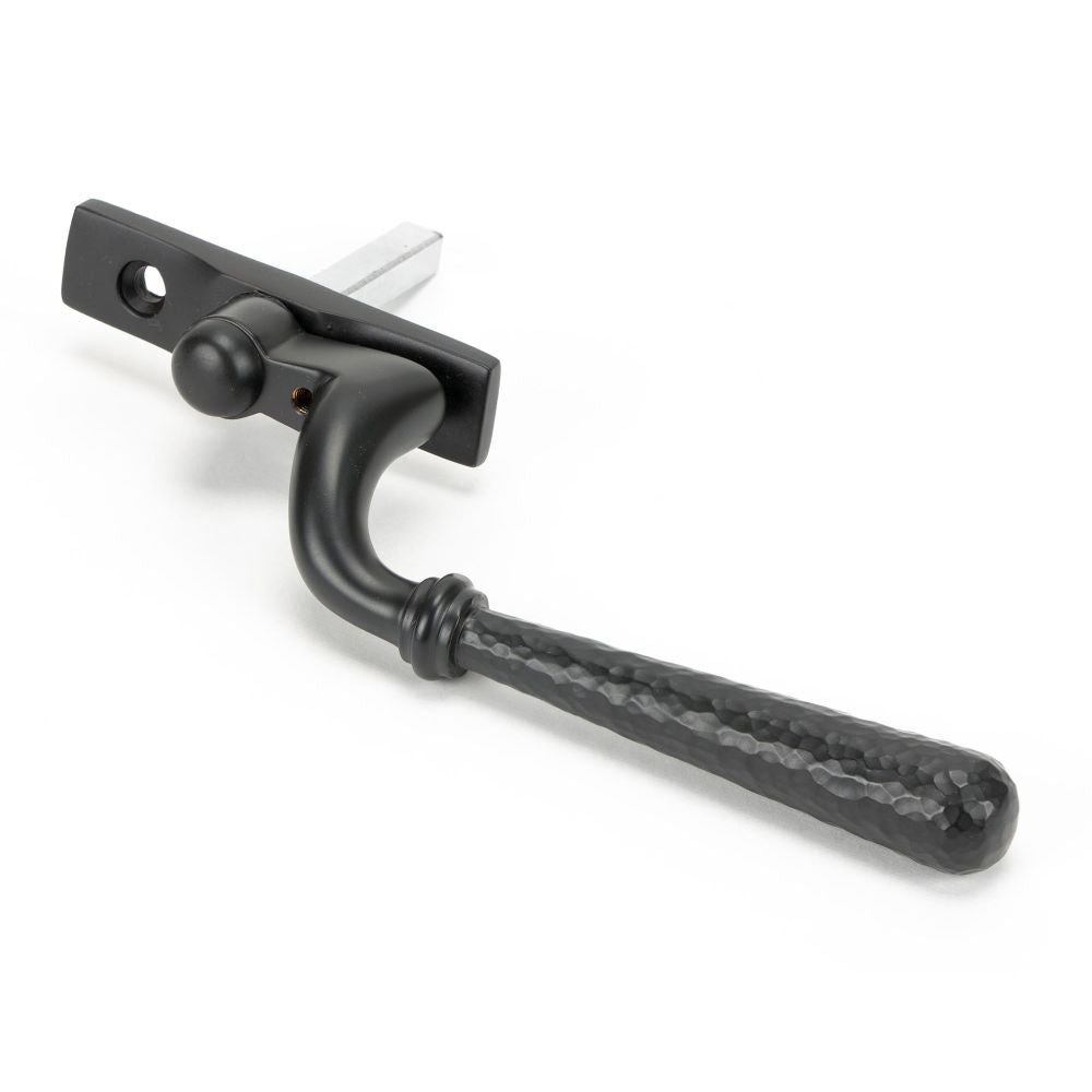 From The Anvil - Aged Bronze Hammered Newbury Espag - LH | Sku. 45920 | Trade Door Handles.