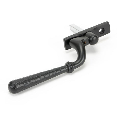 From The Anvil - Aged Bronze Hammered Newbury Espag - RH | Sku. 45921 | Trade Door Handles.