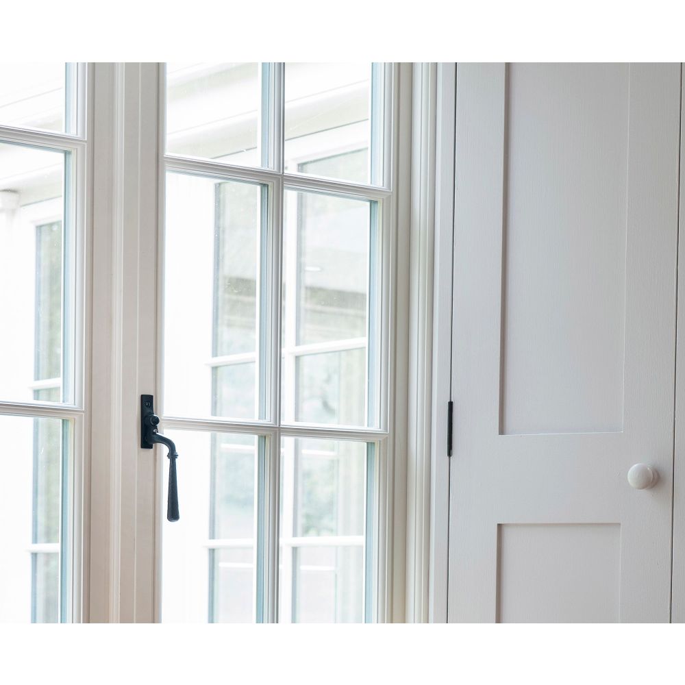 From The Anvil - Aged Bronze Hammered Newbury Espag - RH | Sku. 45921 | Trade Door Handles.