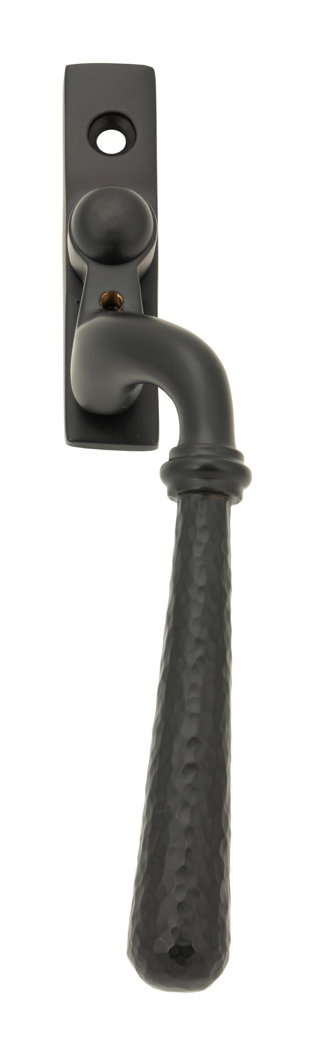 From The Anvil - Aged Bronze Hammered Newbury Espag - RH | Sku. 45921 | Trade Door Handles.