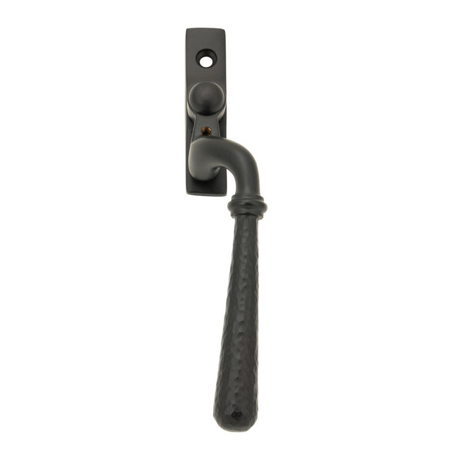 From The Anvil - Aged Bronze Hammered Newbury Espag - RH | Sku. 45921 | Trade Door Handles.