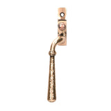 From The Anvil - Polished Bronze Hammered Newbury Espag - LH | Sku. 45922 | Trade Door Handles.