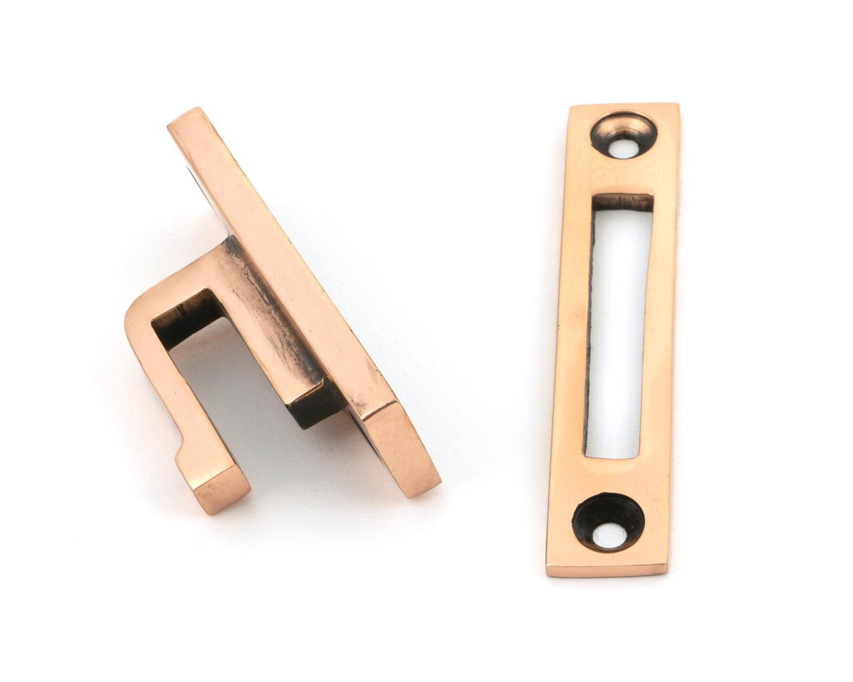 From The Anvil - Polished Bronze Locking Avon Fastener | Sku. 45924 | Trade Door Handles.