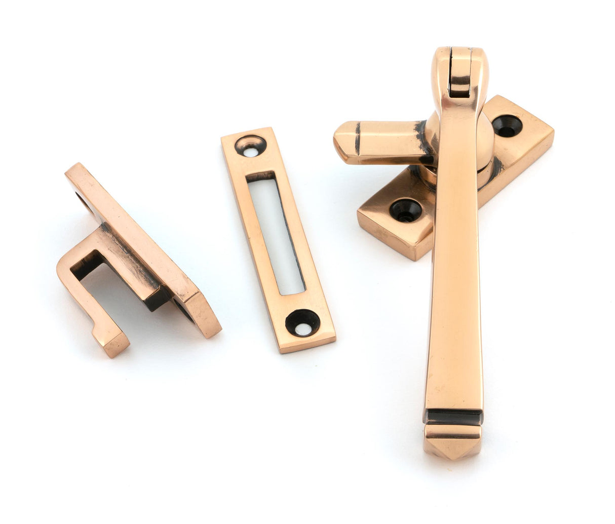 From The Anvil - Polished Bronze Locking Avon Fastener | Sku. 45924 | Trade Door Handles.