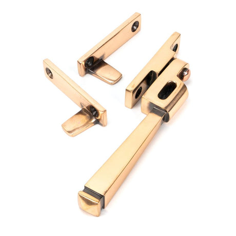 From The Anvil - Polished Bronze Night-Vent Locking Avon Fastener | Sku. 45925 | Trade Door Handles.